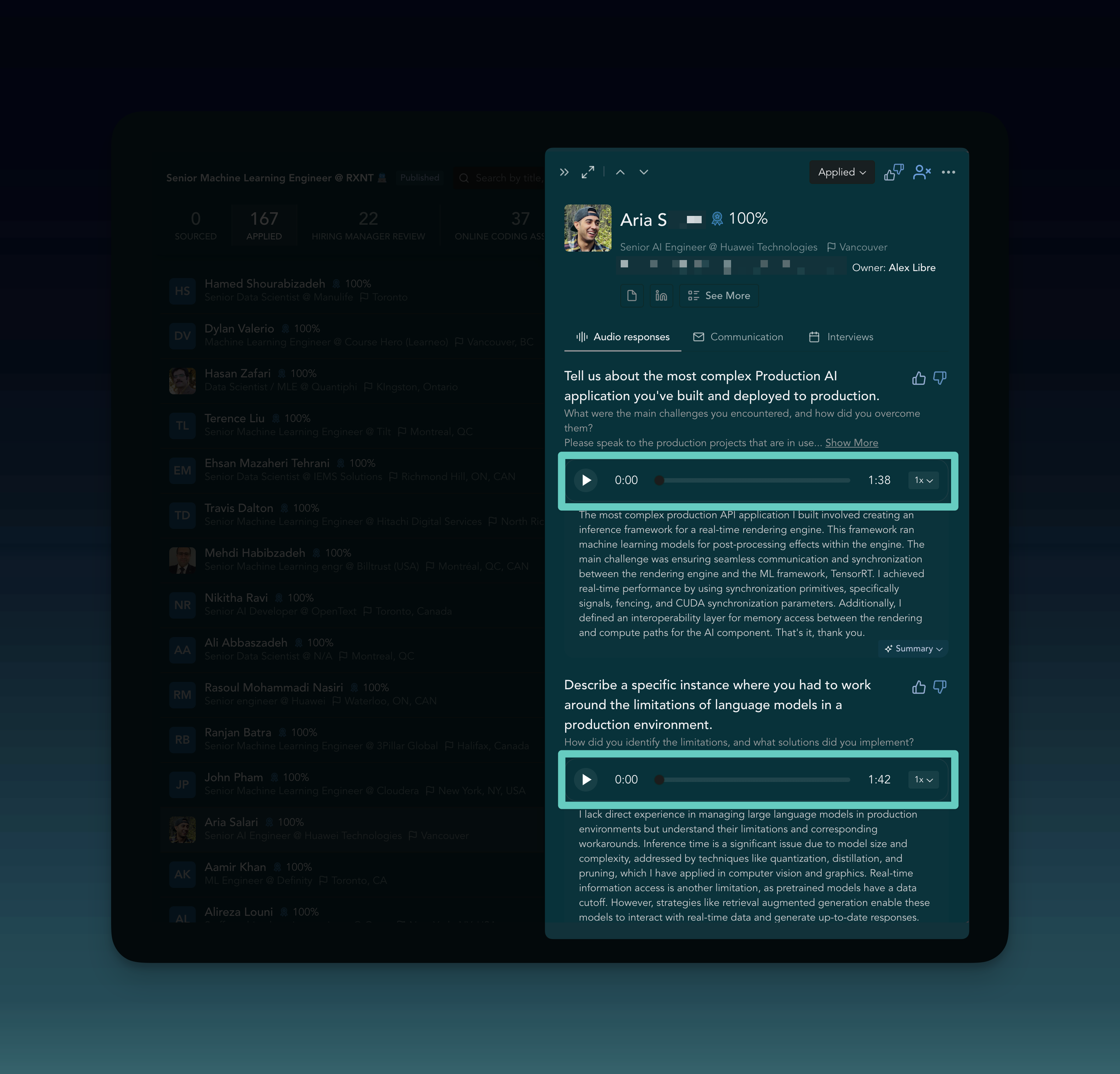 Asynchronous Voice Screening Platform
